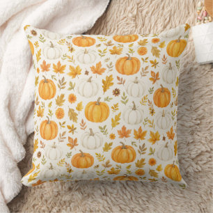 Coussin Motif Citrouille mignon Thanksgiving