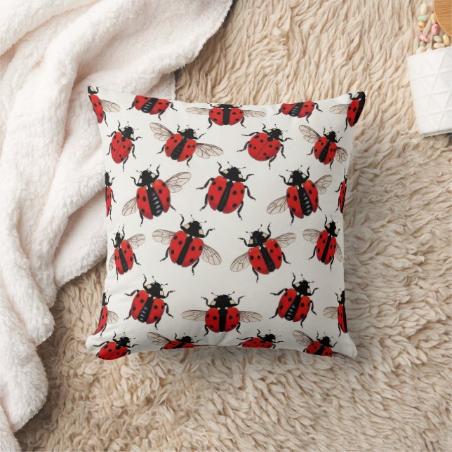 Coussin Motif coccinelle (Couverture)