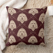 Coussin motif Cockapoo | Élégant Coussin de chien (Couverture)