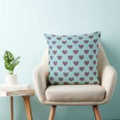 COUSSIN MOTIF CŒUR (Chaise)