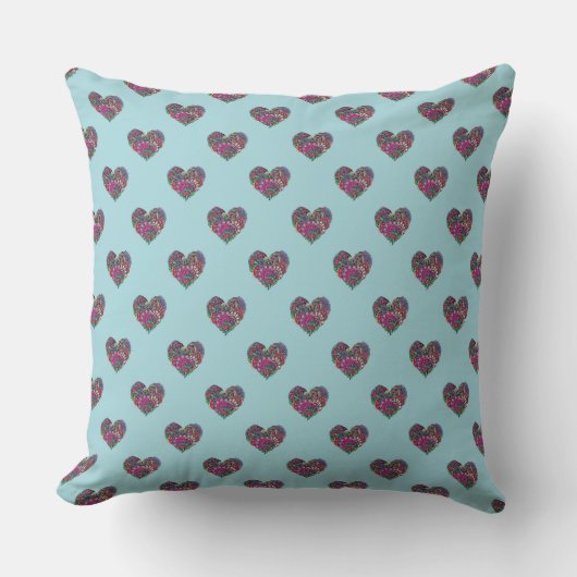 COUSSIN MOTIF CŒUR (Recto)