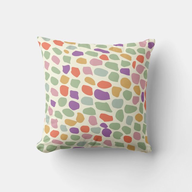 Coussin motif coloré (Recto)