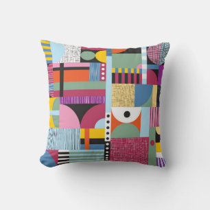 Coussin Motif coloré scandinave