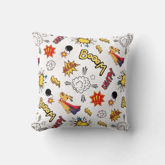 Coussin Motif comique (Recto)