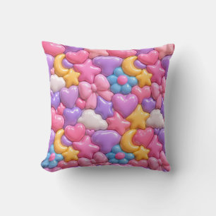 Coussin Motif complet de bonbons 3D mignons
