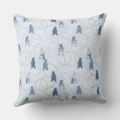Coussin motif comportant un ours gris (Verso)