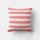 Coussin Motif Coral Stripes (Verso)