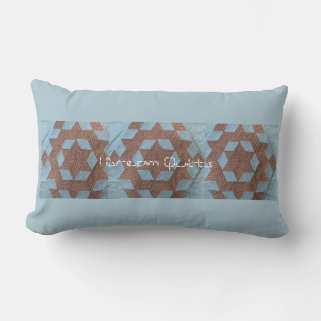 Coussin - motif couette - Château (Recto)