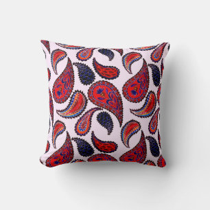 Coussin Motif créatif sans couture avec cachemire dessiné