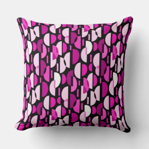Coussin Motif croissant 010921 - Magenta Pink