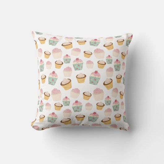 Coussin Motif Cupcake (Recto)