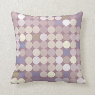 Coussin Motif d'abrégé sur cercles de tissu