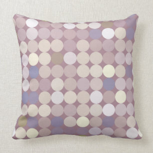 Coussin Motif d'abrégé sur cercles de tissu