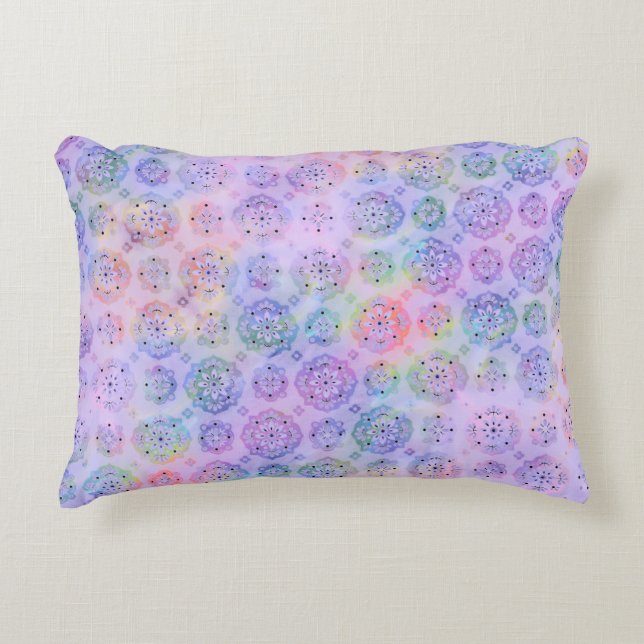 Coussin Motif d'accents Pastel (Devant)