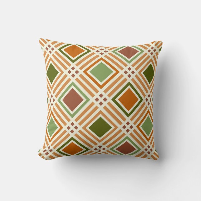 Coussin Motif d'algues argileuses (Recto)