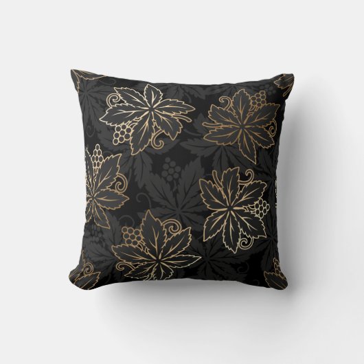 Coussin Motif damassé floral (Recto)