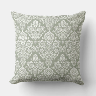 Coussin Motif damassé royal classique et élégant