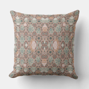 Coussin Motif damassé vintage