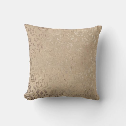 Coussin Motif damassé vintage (Recto)