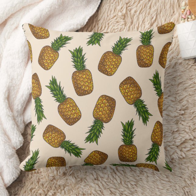 Coussin Motif d'ananas mignon (Couverture)
