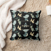 Coussin Motif d'aquarelle Cute Dinosaur (Couverture)