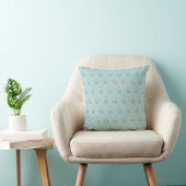 Coussin Motif d'arbre de pin enneigé (Chaise)