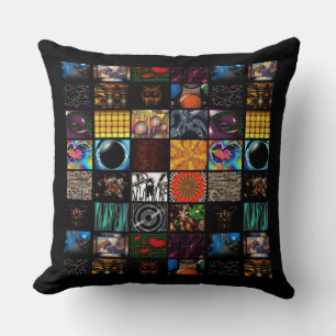 Coussin Motif d'arts pop décoratifs