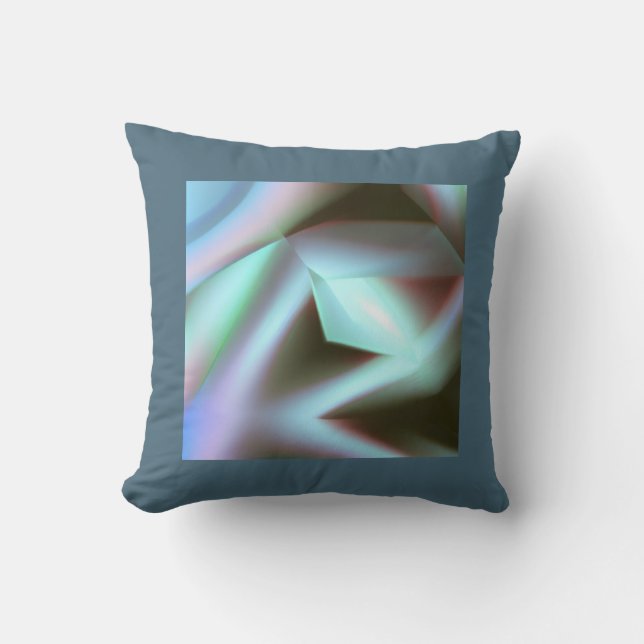 Coussin motif d'aspect métallique (Recto)