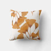 Coussin Motif d'automne Ginkgo Leaf (Verso)