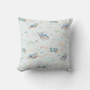 Coussin Motif d'avion mignon
