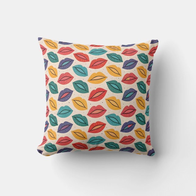 Coussin Motif de baiser (Recto)