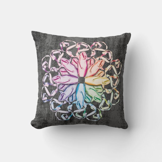 Coussin Motif de ballet (spectral) (Recto)
