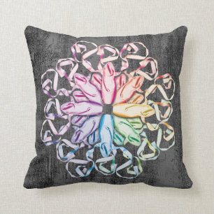 Coussin Motif de ballet (spectral)
