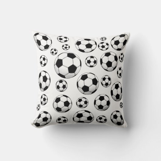 Coussin Motif de ballon de football (Recto)