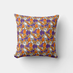 Coussin Motif de bande dessinée d'Halloween