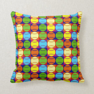 Coussin Motif de base-ball d'art de bruit