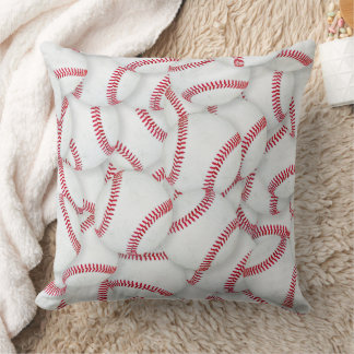 Coussin Motif de baseballs en couche