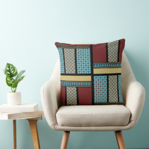 Coussin Motif de bloc mexicain 1