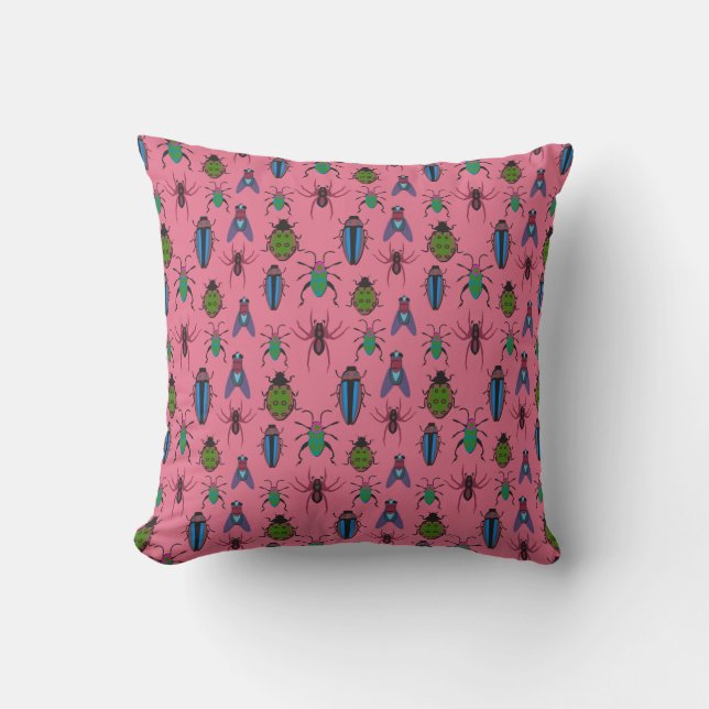 Coussin Motif de bogues cool (Recto)