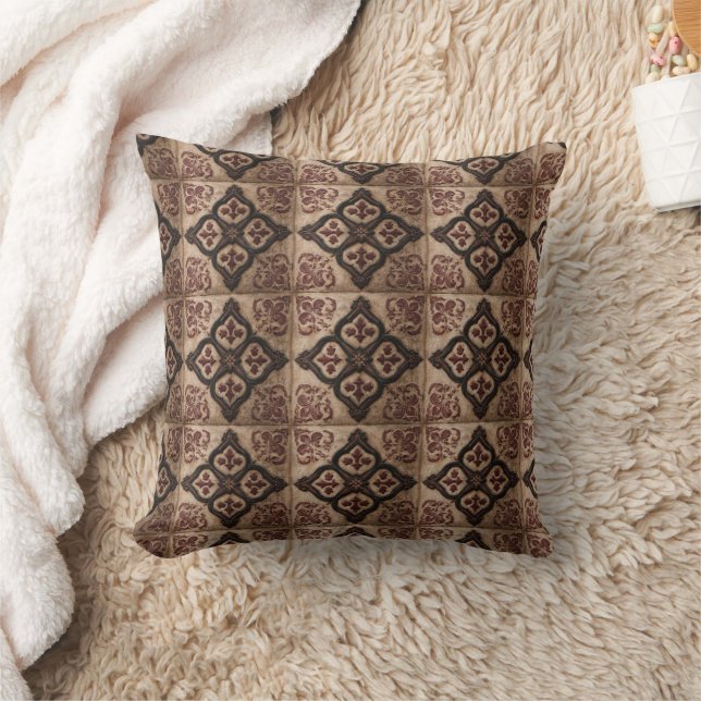 Coussin Motif de bois sculpté gothique (5) (Couverture)
