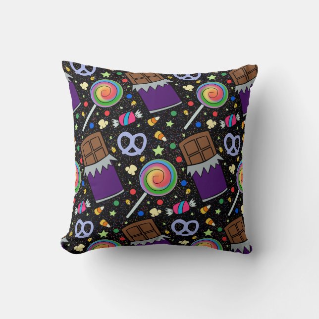 Coussin Motif de bonbons (Recto)