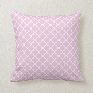 Coussin Motif de boucherie du Quatrefoil Lilac
