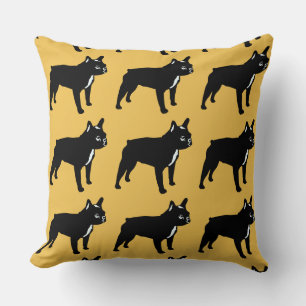 Coussin Motif de Bouledogue Français