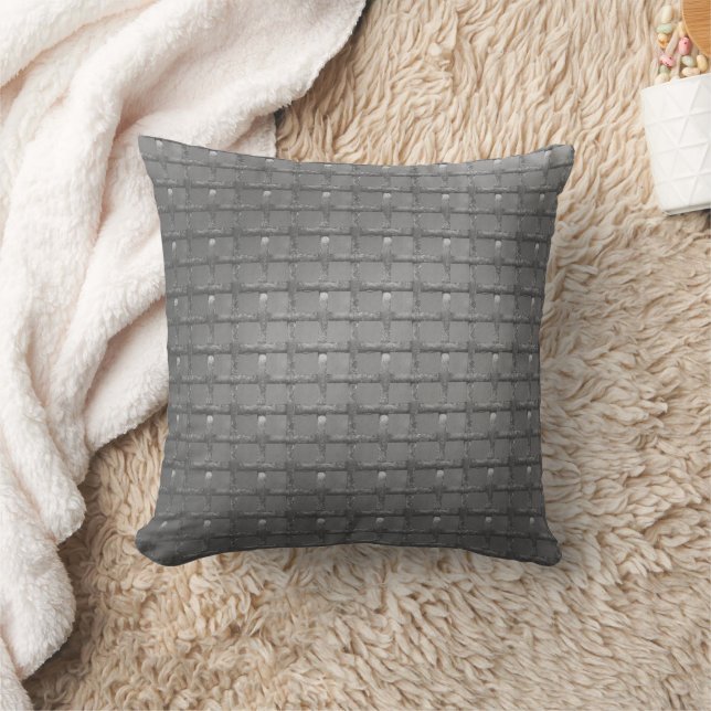 Coussin Motif de brique de ciment Style de mur de brique d (Couverture)
