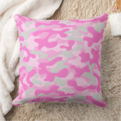 Coussin Motif de camouflage gris rose  (Couverture)