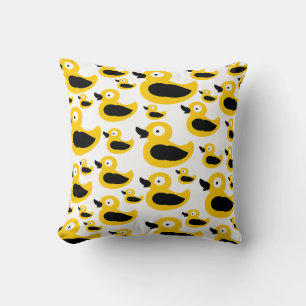 Coussin Motif de canard jaune mignon