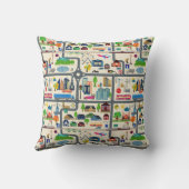 Coussin Motif de carte de ville (Verso)