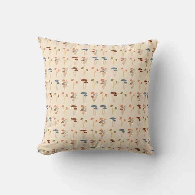 Coussin Motif de champignons (Recto)