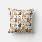 Coussin Motif de chat mignon (Recto)