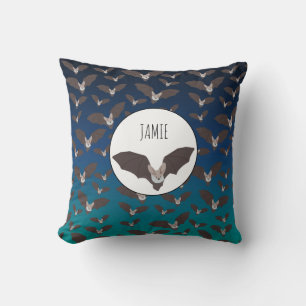 Coussin Motif de chauve-souris Éffrayant personnalisé